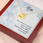 You are forever in my heart - Mom Remembrance Necklace - JustFamilyThings
