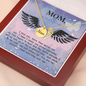 I miss you more than words can say - Mom Remembrance Necklace - JustFamilyThings