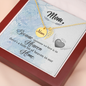 Because someone we love - Mom Remembrance Necklace - JustFamilyThings