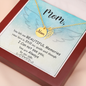 You left me - Mom Remembrance Necklace - JustFamilyThings