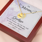 Goodbyes aren't forever - Mom Remembrance Necklace - JustFamilyThings