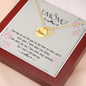 Time slips by - Mom Remembrance Necklace - JustFamilyThings