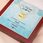I'll hold you in my heart - Mom Remembrance Necklace - JustFamilyThings