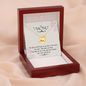 Time slips by - Mom Remembrance Necklace - JustFamilyThings