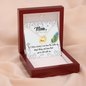 If I listen closely - Mom Remembrance Necklace - JustFamilyThings