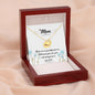 There are no goodbyes - Mom Remembrance Necklace - JustFamilyThings