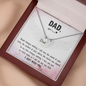 Death changes nothing - Dad Remembrance Necklace - JustFamilyThings
