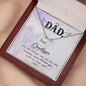 Goodbyes aren't forever - Dad Remembrance Necklace - JustFamilyThings