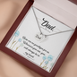 There are no goodbyes - Dad Remembrance Necklace - JustFamilyThings