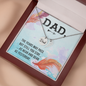 The years may pass - Dad Remembrance Necklace - JustFamilyThings