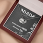 Heaven needed a hero - Dad Remembrance Necklace - JustFamilyThings