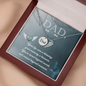 Your life was a blessing - Dad Remembrance Necklace - JustFamilyThings