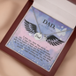 I miss you more than words can describe - Dad Remembrance Necklace - JustFamilyThings