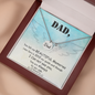 Dad you left me beautiful memories - Dad Remembrance Necklace - JustFamilyThings