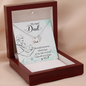Beautiful memories - Dad Remembrance Necklace - JustFamilyThings