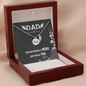 Heaven needed a hero - Dad Remembrance Necklace - JustFamilyThings