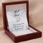 Your guiding hand - Dad Remembrance Necklace - JustFamilyThings