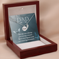 Your life was a blessing - Dad Remembrance Necklace - JustFamilyThings