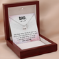 Death changes nothing - Dad Remembrance Necklace - JustFamilyThings