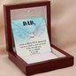 Dad you left me beautiful memories - Dad Remembrance Necklace - JustFamilyThings