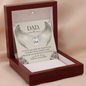If I try to say what you mean to me - Dad Remembrance Necklace - JustFamilyThings