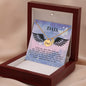 I miss you more than words can describe - Dad Remembrance Necklace - JustFamilyThings