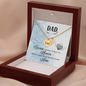 Because someone we love is in heaven - Dad Remembrance Necklace - JustFamilyThings