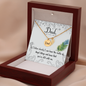 If I listen closely - Dad Remembrance Necklace - JustFamilyThings