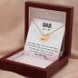 Death changes nothing - Dad Remembrance Necklace - JustFamilyThings