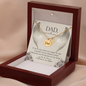 If I try to say what you mean to me - Dad Remembrance Necklace - JustFamilyThings