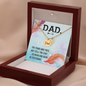 The years may pass - Dad Remembrance Necklace - JustFamilyThings