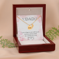 I can no longer see you with my eyes - Dad Remembrance Necklace - JustFamilyThings