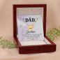 Goodbyes aren't forever - Dad Remembrance Necklace - JustFamilyThings