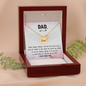 Death changes nothing - Dad Remembrance Necklace - JustFamilyThings