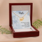 You are forever in my heart - Dad Remembrance Necklace - JustFamilyThings