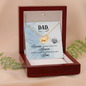 Because someone we love is in heaven - Dad Remembrance Necklace - JustFamilyThings