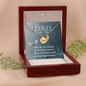 Your life was a blessing - Dad Remembrance Necklace - JustFamilyThings