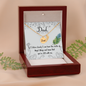 If I listen closely - Dad Remembrance Necklace - JustFamilyThings