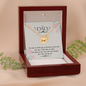 Time slips by - Dad Remembrance Necklace - JustFamilyThings
