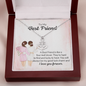 To my best friend - a best friend is like a four-leaf clover - Anchor Pendant Necklace - JustFamilyThings