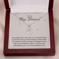 To my Best Friend - Some people arrive - Anchor Pendant Necklace - JustFamilyThings