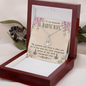 To My Beautiful Marine Wife - Anchor Pendant Necklace - JustFamilyThings