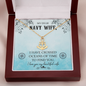 My Dear Navy Wife - Anchor Pendant Necklace - JustFamilyThings