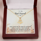 To my Best Friend - Life is partly - Anchor Pendant Necklace - JustFamilyThings