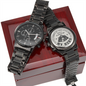 Gift To Police Dad From Daughter - Black Chronograph Watch - JustFamilyThings