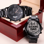 Best Bucking Dad Ever - Black Chronograph Watch - JustFamilyThings