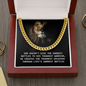 God doesn't give the hardest battles to his toughest warrior - Cuban Link Chain - JustFamilyThings