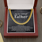 Gift For Soldier Father, Cuban Link Chain For Soldier Dad - Cuban Link Chain - JustFamilyThings