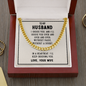 to my husband - I choose you - Cuban Link Chain - JustFamilyThings