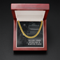 Difficult roads often lead to beautiful places - Cuban Link Chain - JustFamilyThings